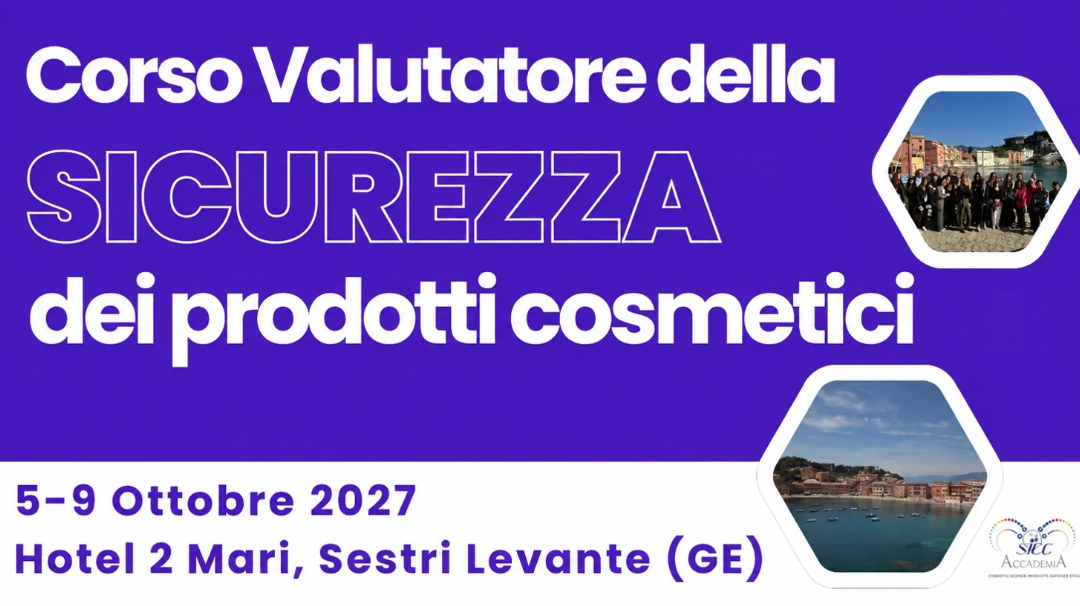 14° Corso Valutatori della Sicurezza Cosmetica